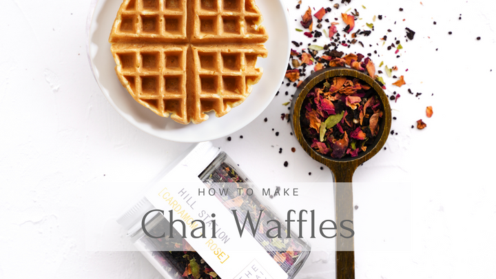 Rose Chai Waffles