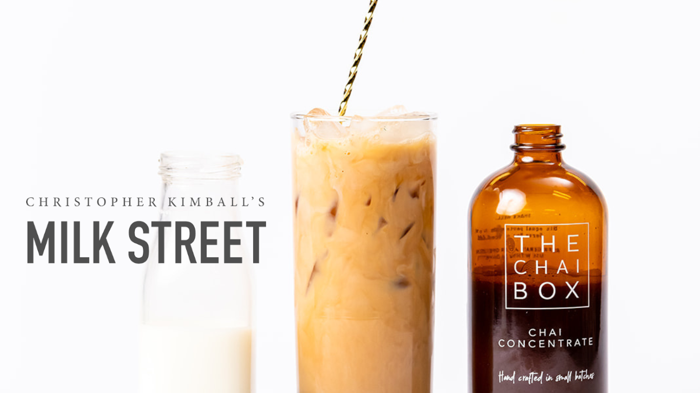 The Chai Box chai concentrate featured on Milk Street