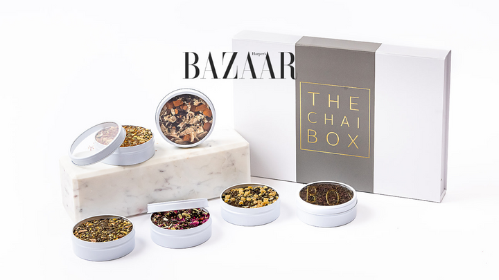 harper's bazaar - luxury gift set with chai