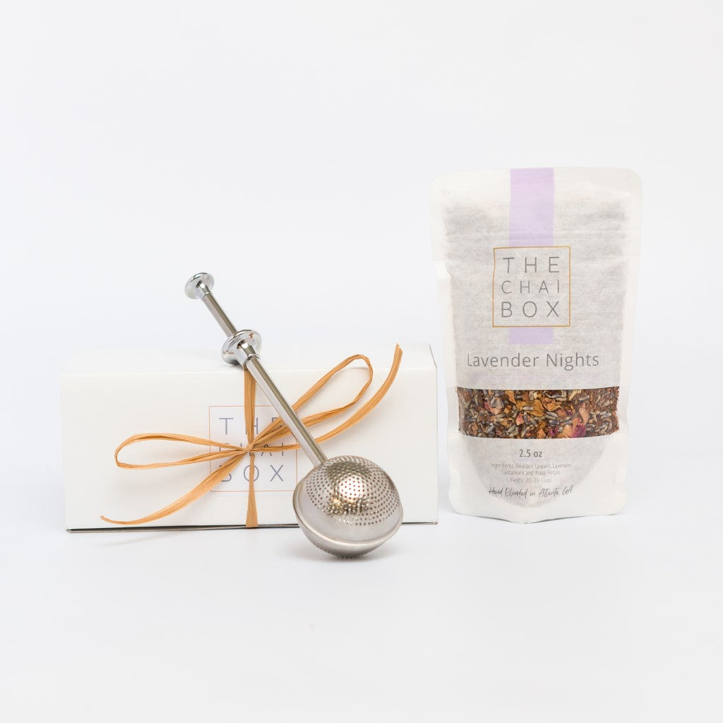 Lavender Nights Gift Set.  Loose Leaf tea with antioxidants and pain reliever properties.