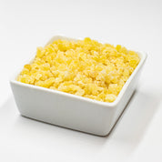 Candied ginger on bowl. Candied ginger is perfect for a cup of chai.