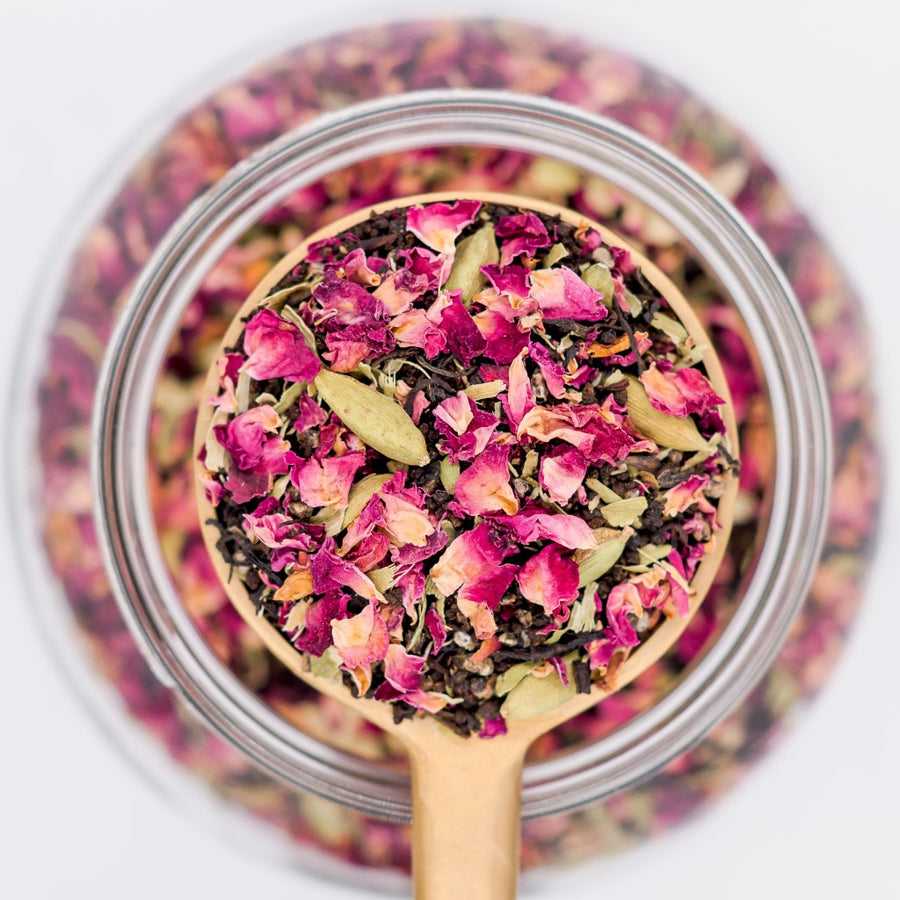 Hill Station Loose Leaf Tea Blend Scoop. Oprah’s Favorite Things 2021.Made with cardamom, rose petals and black tea.