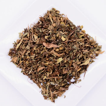 Shop Tulsi or Holy Basil at The Chai Box. This spice has multiple health benefits and its used on Ayurvedic medicine. 