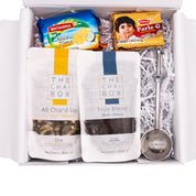 The Traditional Chai Care Package includes our two masala chai blends: All Chai'd Up and True Blend.