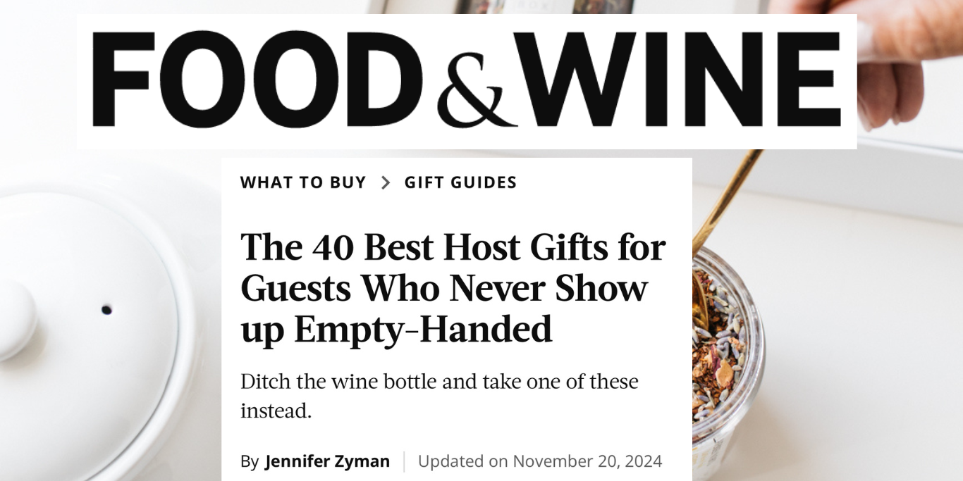 Food and Wine - 40 Best Host Gifts - The Chai Box - for tea lovers - oprah's favorite