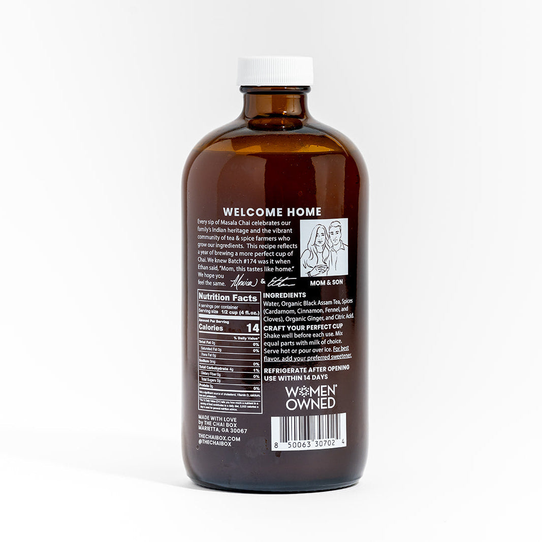 Masala Chai Concentrate - Unsweetened