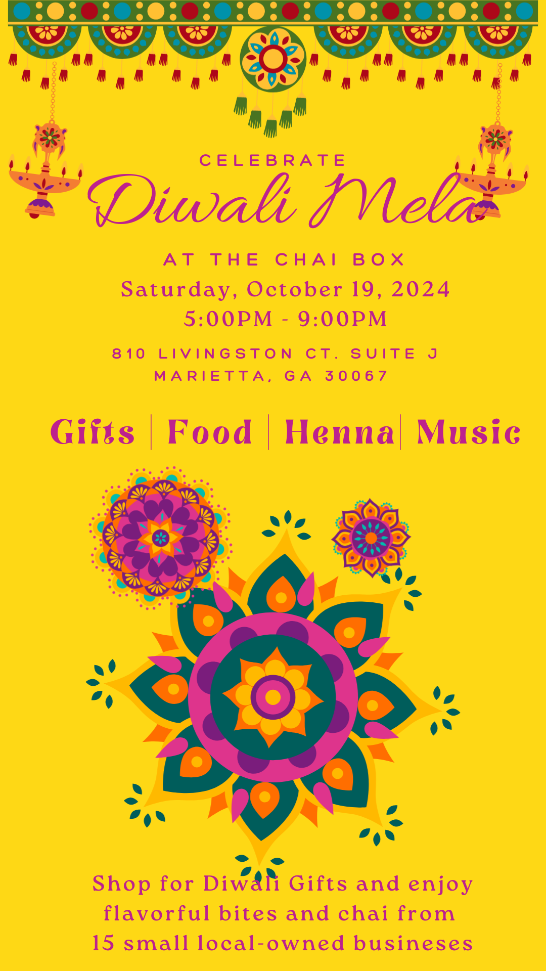 Diwali Mela at The Chai Box