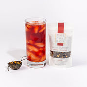 Hibiscus Iced Tea with notes of cardamom and orange peel