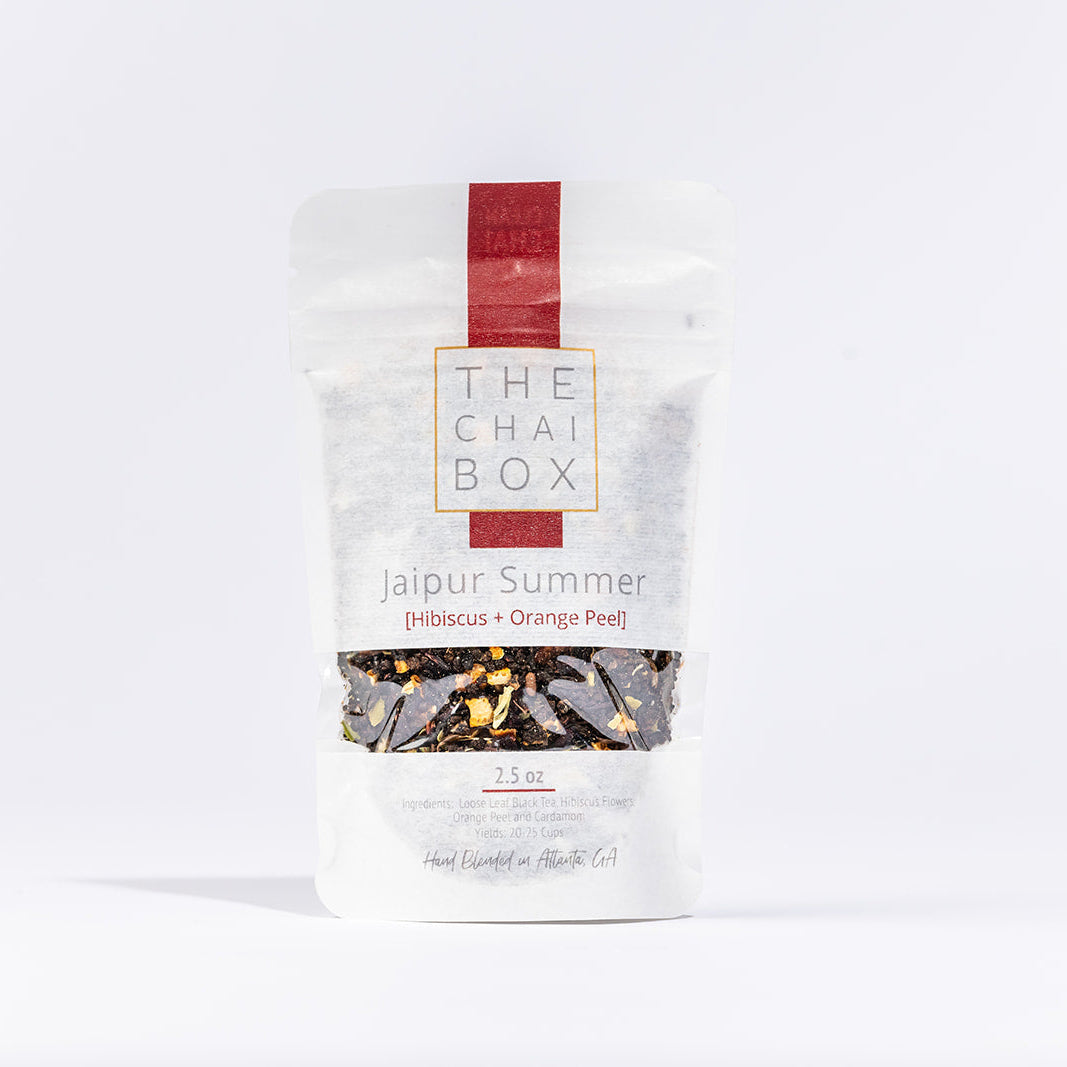Jaipur Summer - Hibiscus Tea with Orange Peel and Cardamom - great for summer
