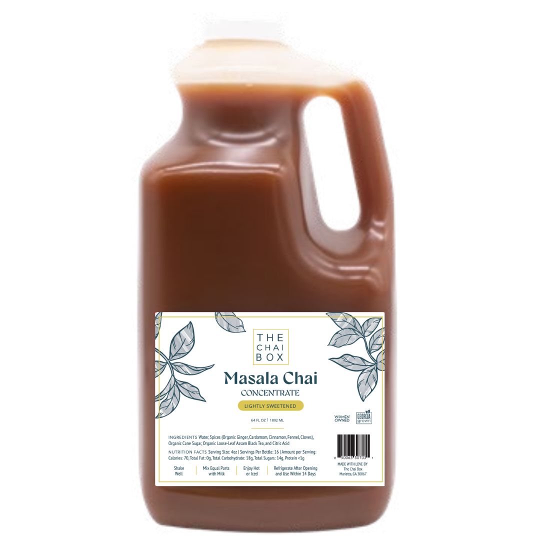Masala Chai Concentrate 64oz lightly sweetened