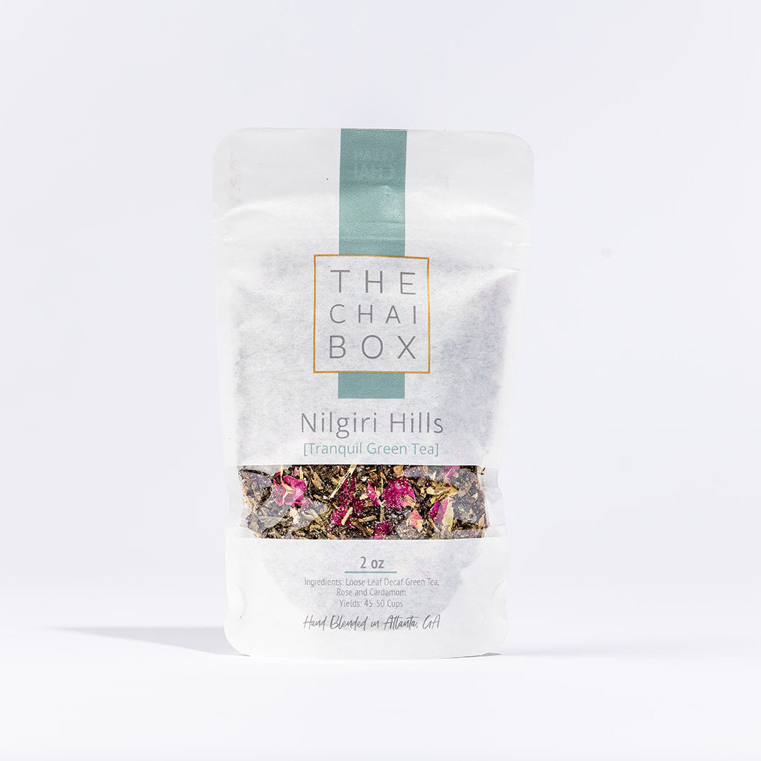 nilgiri hills - a blend with green tea rose and cardamom