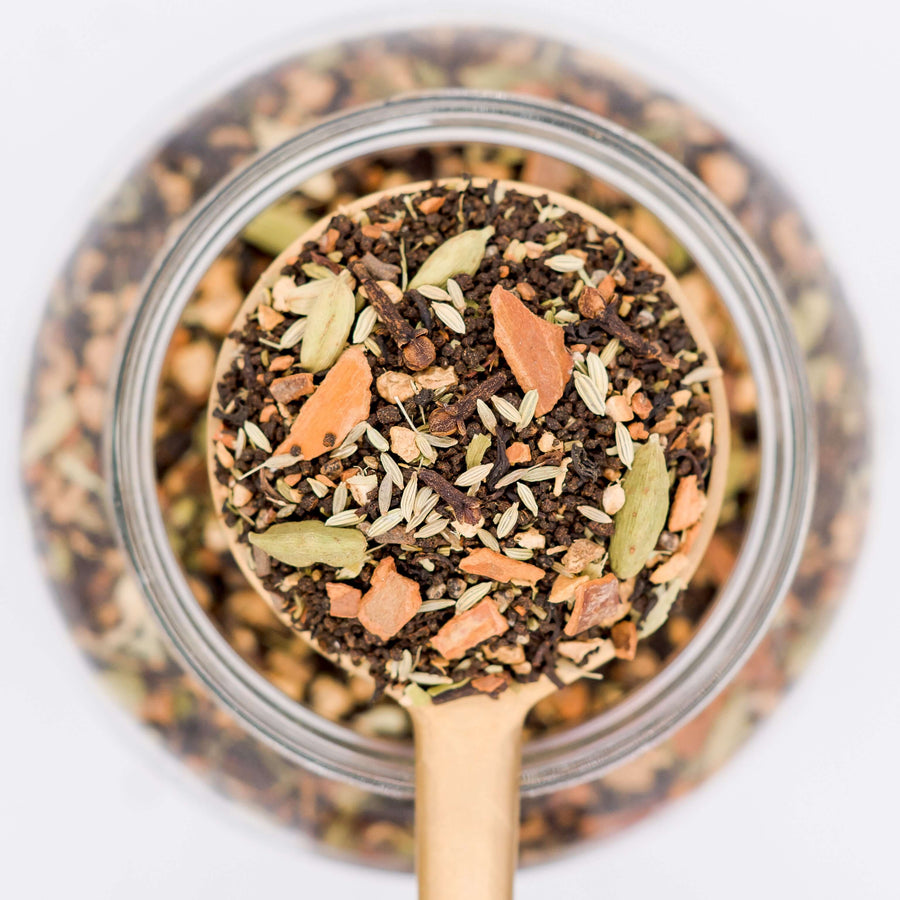 All Chai'd Up Loose Leaf Tea Blend. Oprah’s Favorite Things 2021. Made with black tea, ginger, cardamon, cinnamon, fennel and cloves
