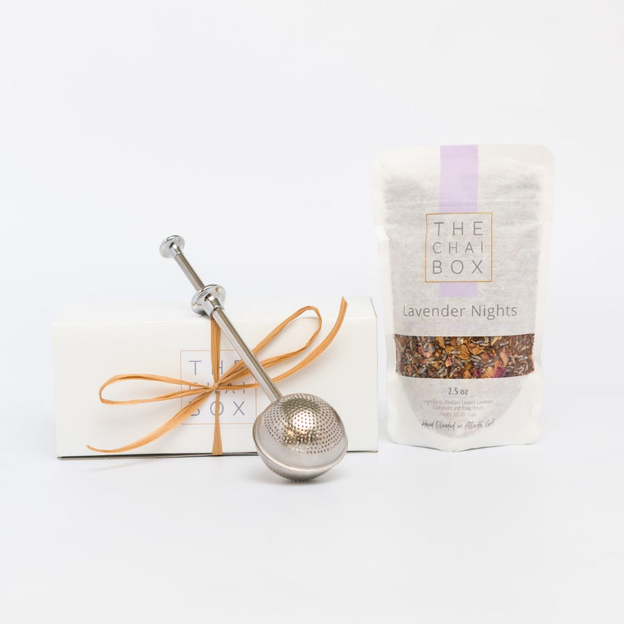Lavender Nights Gift Set.  Loose Leaf tea with antioxidants and pain reliever properties. 