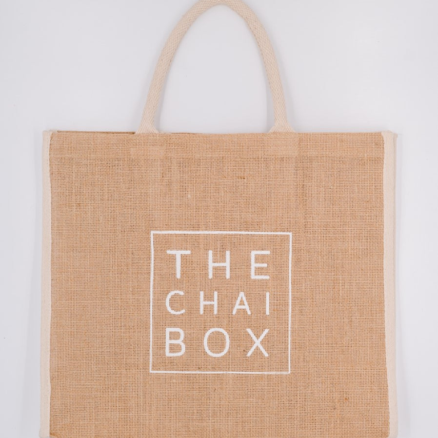 The Chai Box Tote is a great sustainable gift for tea lovers. 