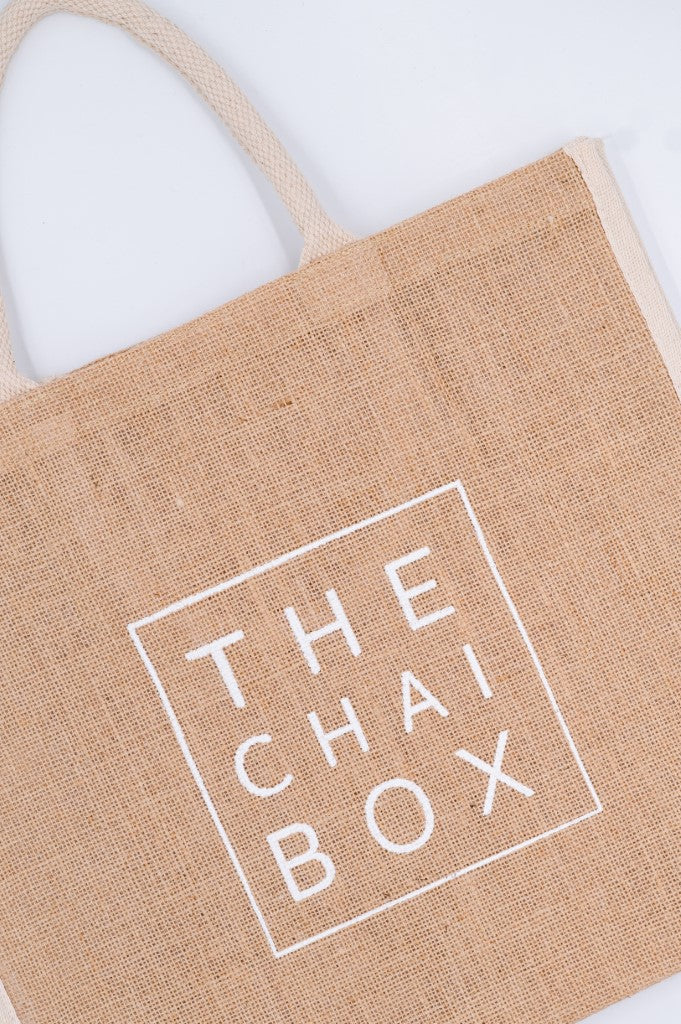 The Chai Box Tote is made with high-quality materials. 