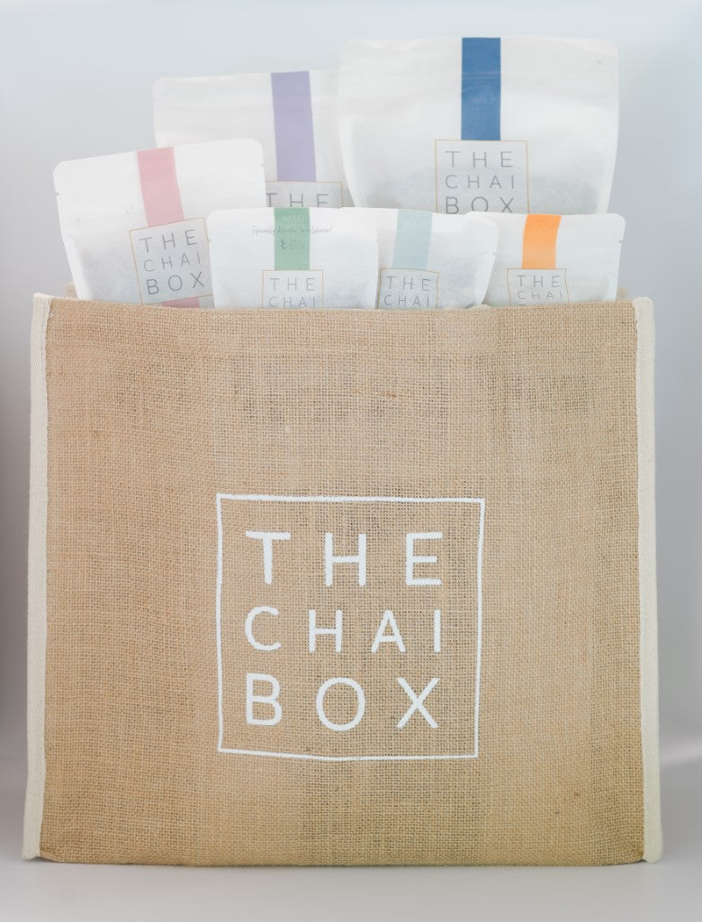 The Chai Box Tote is an eco-friendly and sustainable option to carry everything chai or everything you need. Buy Online. 