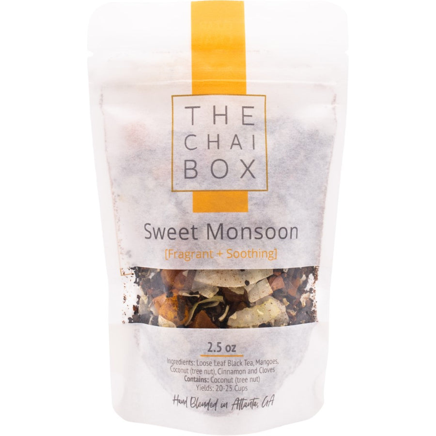 Bag of  Sweet Monsoon Chai. Fragrant and soothing tea. Antioxidants,  boosts immunity, & relieves joint pain