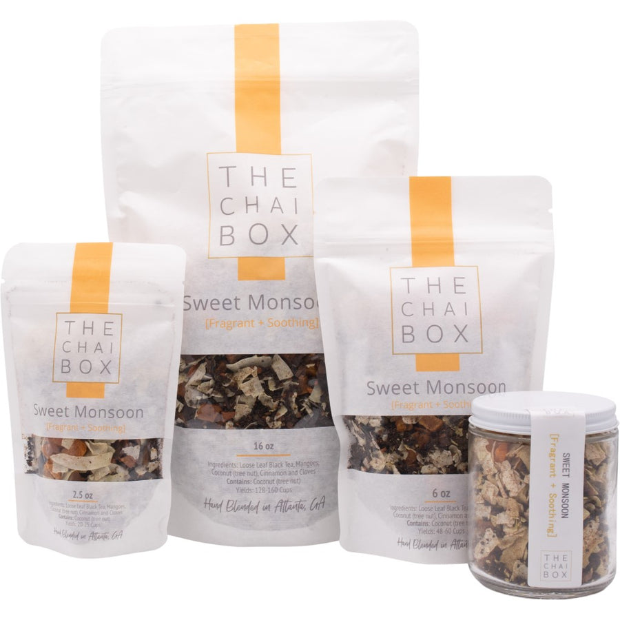 Sweet Monsoon chai is available in a variety of sizes.Made with high-quality ingredients. Tea with Health benefits.